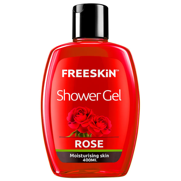 Rose Shower Gel 400ml | Deep Moisturizing Body Wash with Rose Extract | Gentle Cleansing, Hydrating & Soothing Shower Gel for Soft Skin