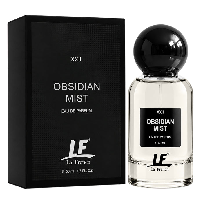 La French Obsidian Mist Unisex Perfume 50ml | Long-Lasting Eau de Perfume | Premium Luxury Fragrance for Men & Women | Fresh, Woody & Musky Scent - our product