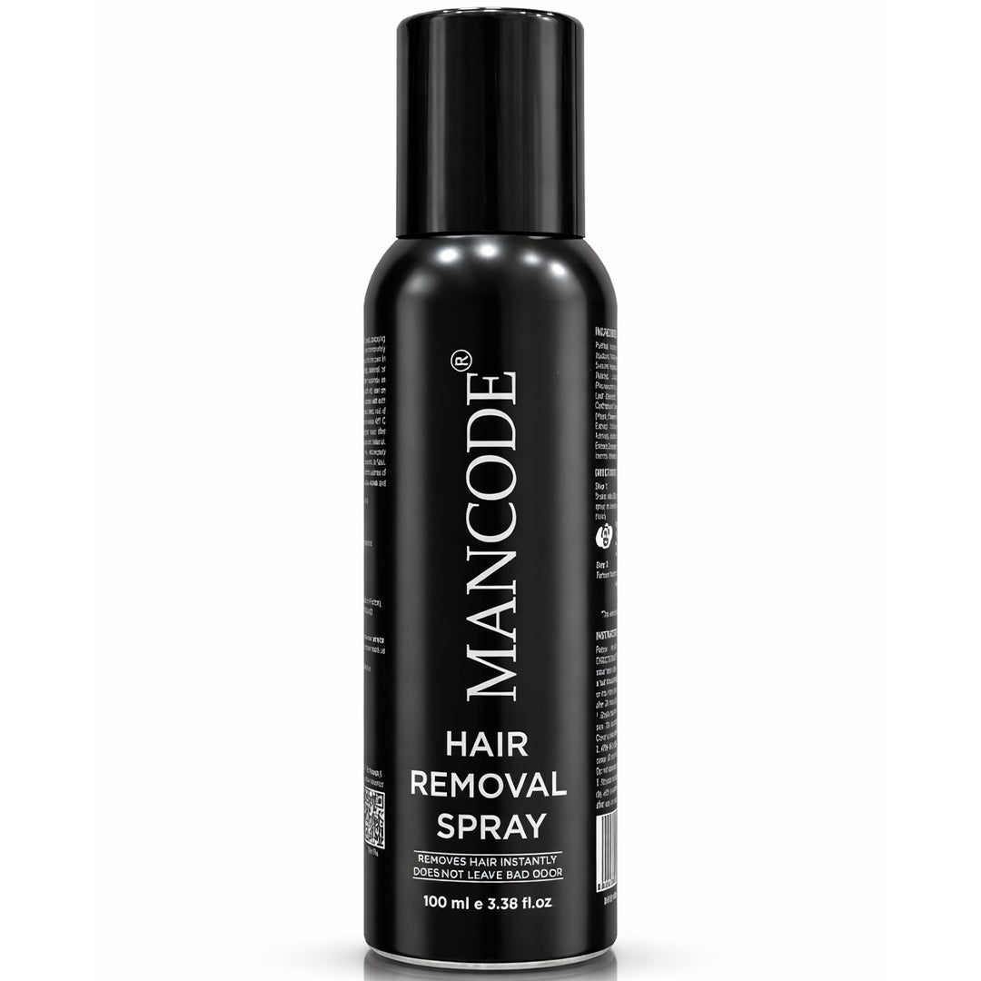 Hair Removal Spray for Men 100ml | Instant Hair Remover Spray | Painless Body Hair Removal for Men | Smooth & Hydrated Skin Formula