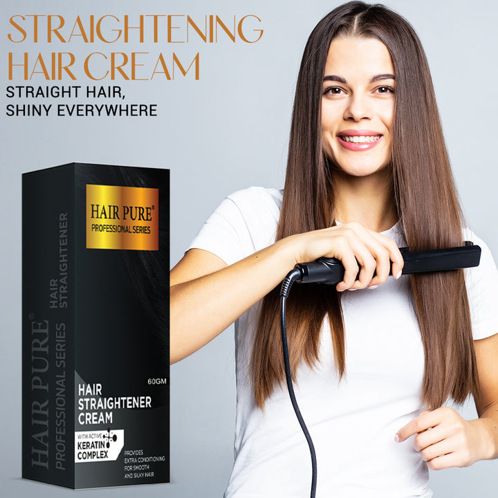 Hair Straightener Cream & Neutralizing Cream 60ml - Keratin Hair Straightening Kit