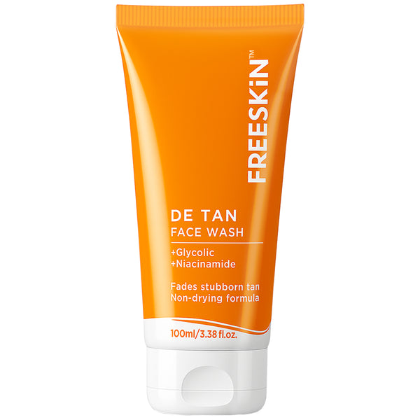 Detan Face Wash 100ml | Glycolic Acid & Niacinamide Cleanser | Tan Removal, Brightening & Deep Cleansing Facewash for Clear Skin