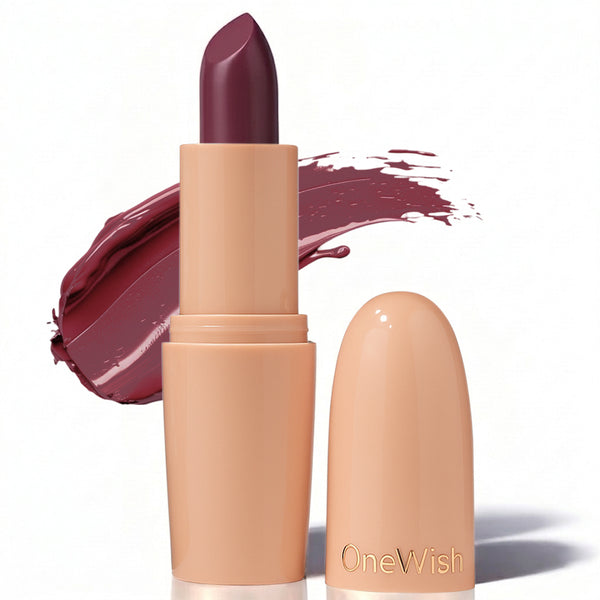 Creamy Matte Lipstick Wined Up Shade 09 – Long Lasting Matte Lipstick, Full Coverage, Highly Pigmented Wine Lip Color for Women (3.8g)