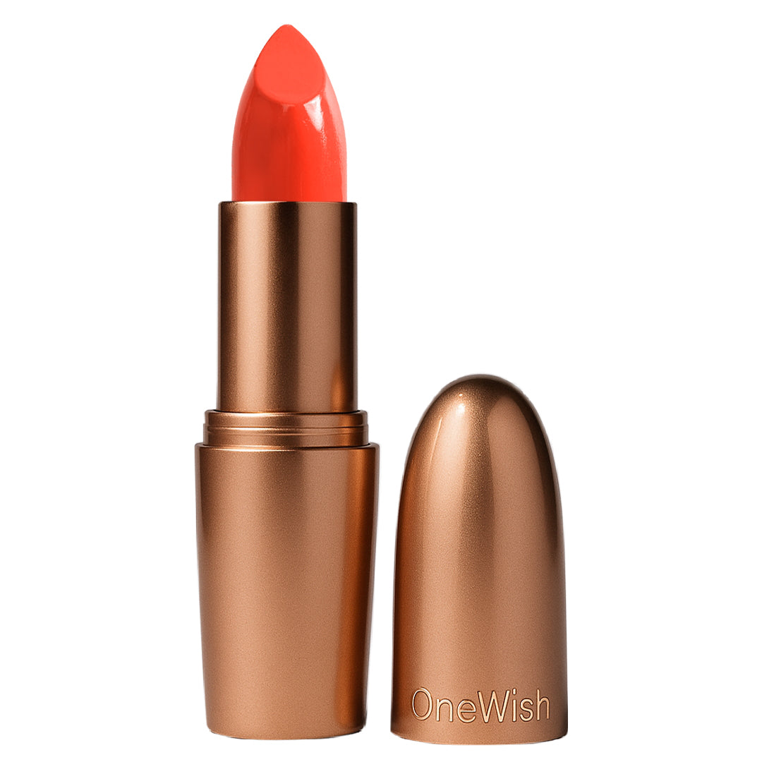 Creamy Matte Lipstick Rusty Orange 3.8g (Shade 24) – Long-Lasting, Full Coverage Warm Orange Matte Lipstick