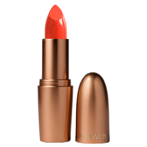 Creamy Matte Lipstick Rusty Orange 3.8g (Shade 24) – Long-Lasting, Full Coverage Warm Orange Matte Lipstick