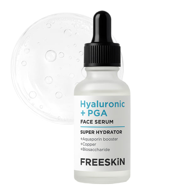 Hyaluronic Acid + PGA Face Serum (30ml) | Deep Hydration & Skin Plumping Serum for Soft, Smooth & Glowing Skin