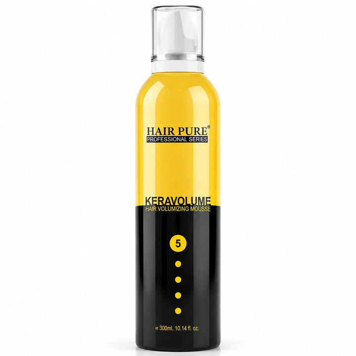 Hair Pure Keravolume Hair Volumizing Mousse 300ml | Strong Hold Hair Styling Mousse
