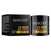 24 Hours Day Cream for Men 100ml | Moisturizing Sunscreen with Vitamin E | Anti-Aging Face Cream | UV Protection & Hydrating Formula