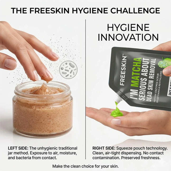 Matcha Enzyme Face & Body Scrub 225ml | Gentle Exfoliating Scrub with Matcha & Enzymes