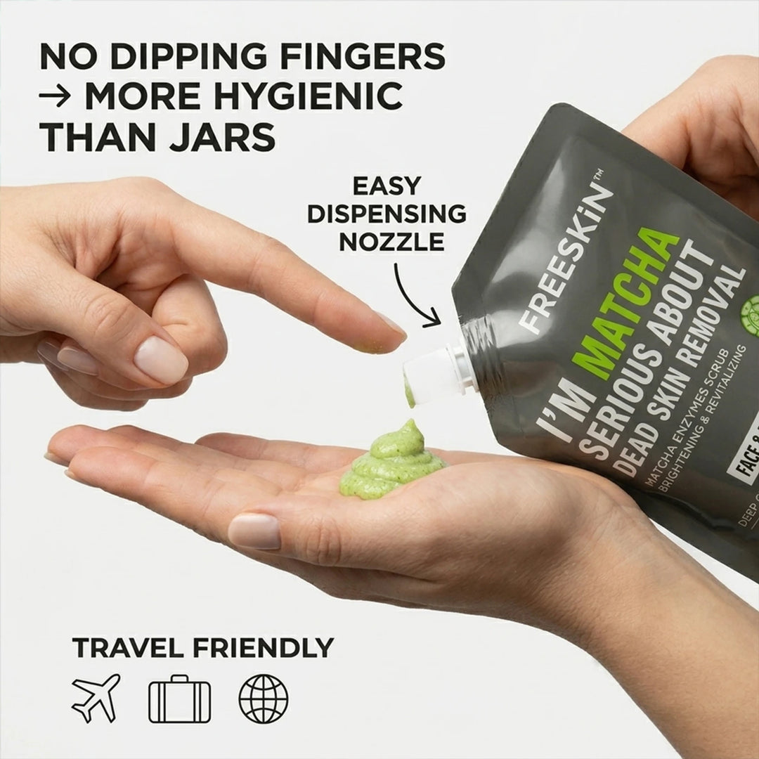 Matcha Enzyme Face & Body Scrub 225ml | Gentle Exfoliating Scrub with Matcha & Enzymes