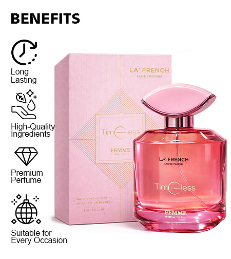 Timeless Perfume for Women 100ml | Long Lasting Floral Musky Fragrance | Premium Eau De Parfum for Women | Elegant & Classic Scent promises