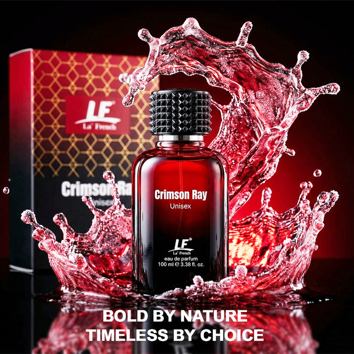Crimson Ray Unisex Perfume 100ml | Long Lasting Premium Eau De Parfum (EDP) for Men & Women