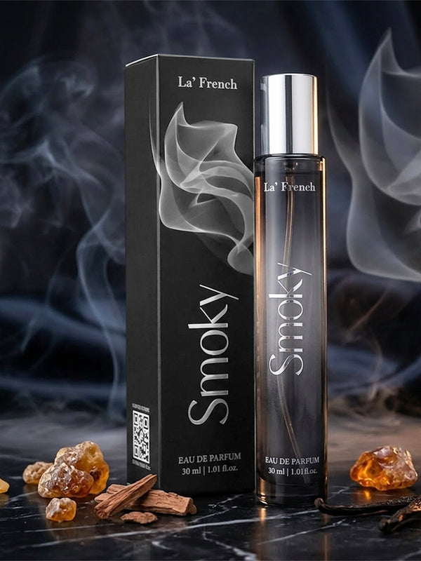 Smoky Perfume 30ml | Long Lasting Smoky Woody Spicy Fragrance for Men & Women | Premium Unisex Eau De Parfum | Dark & Intense Signature Scent