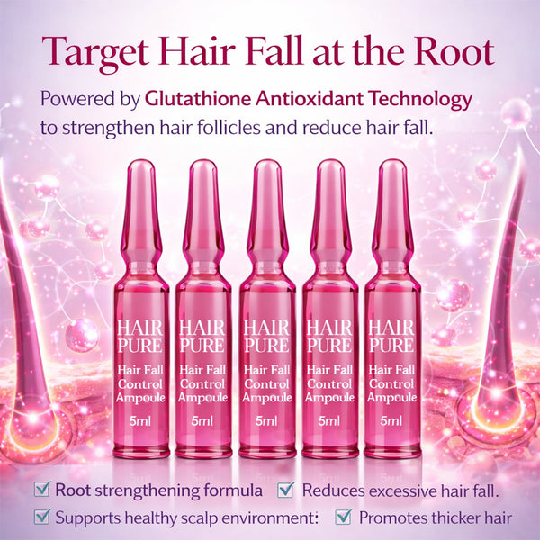 Hair Fall Control Ampoule 5ml |  Strengthening Hair Treatment to Reduce Hair Fall & Breakage