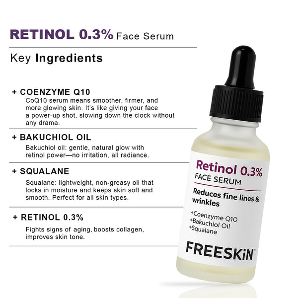 0.3% Retinol Face Serum 30ml