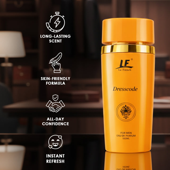 Dresscode Perfume for Men 100ml | Premium Long Lasting Perfume for Men | Luxury Strong & Bold Fragrance | Elegant Masculine Scent for Party, Office & Special Occasions