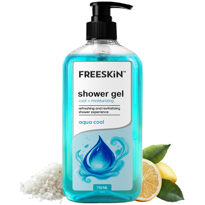 Aqua Cool Shower Gel 750ml | Refreshing Cooling Body Wash | Deep Cleansing, Hydrating & Long-Lasting Freshness for Men & Women