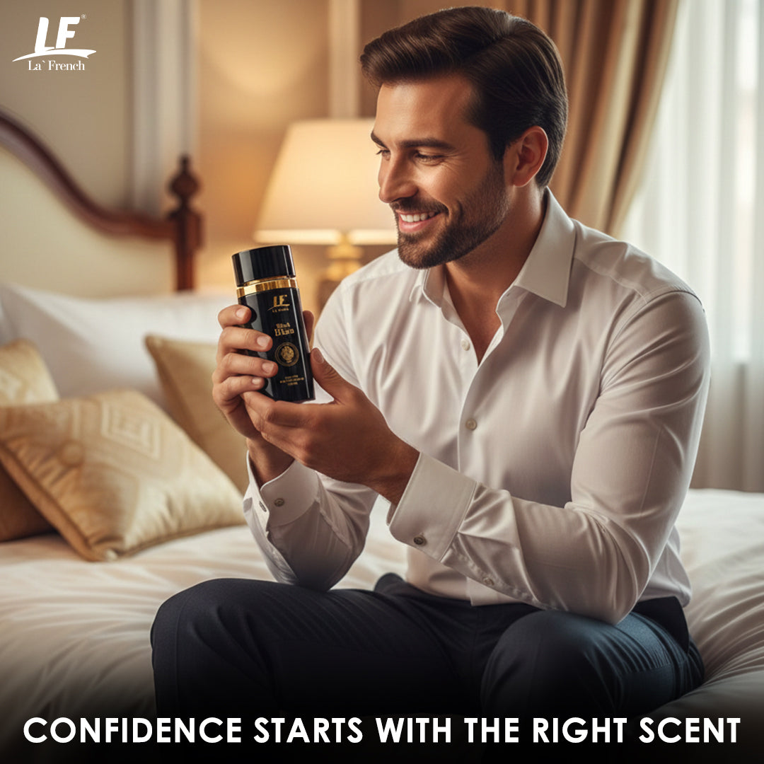 Black Blaze Premium Men's Perfume 100ml - Exquisite & Smokey Luxury Perfume - For Men Who Are Confident & Bold