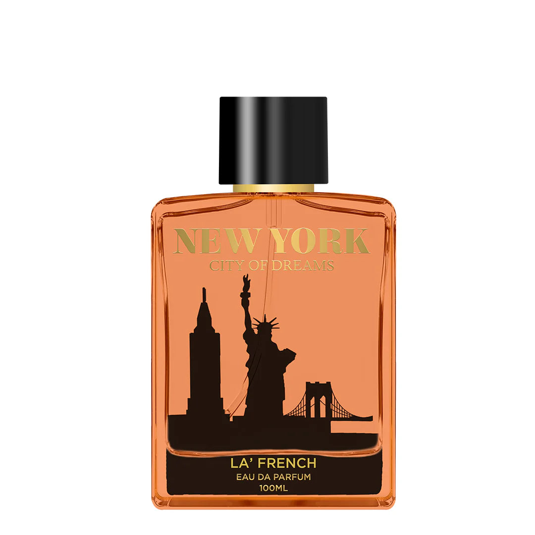 New York Eau De Parfum 100ml – Unisex Long Lasting Perfume | Fresh Spicy Aqua Premium Fragrance for Men & Women