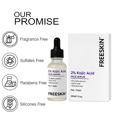 Kojic Acid Face Serum (30ml) | Brightening & Dark Spot Removal Serum with Alpha Arbutin & Niacinamide for Even Skin Tone promises