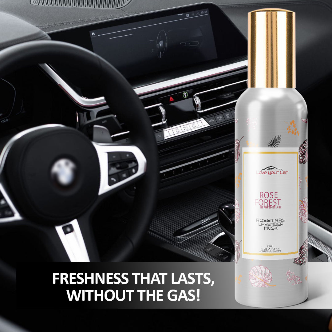 Love Your Car Rose Forest Car Air Freshner (85ml)
