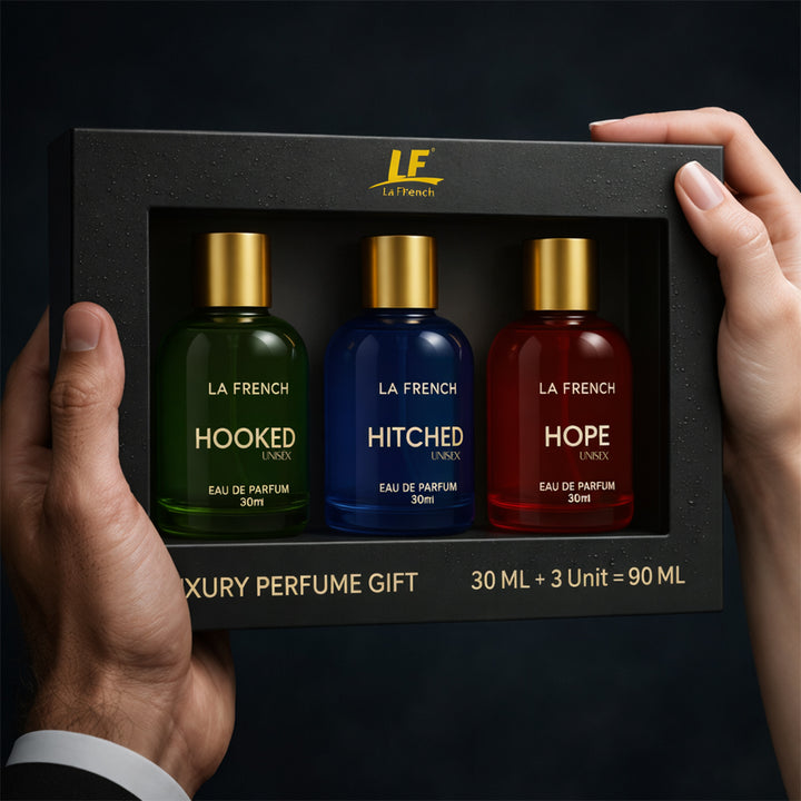 Best Fragrance for Unisex Aquatic and Citrus | Best Gift Hamper Set of 3 (Hang Out + Date Out + Look Out) Upto 24 hrs lasting (Eau De Parfum) | Perfume Gift Set for Men & Women