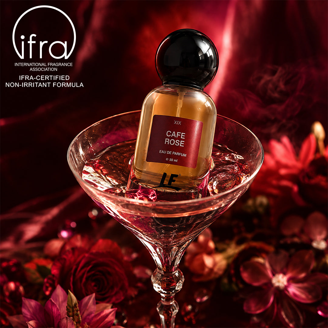 La French Cafe Rose Perfume 50ml for Unisex | Long Lasting Eau De Parfum | Fresh Floral Rose Fragrance | Premium Everyday Luxury Perfume