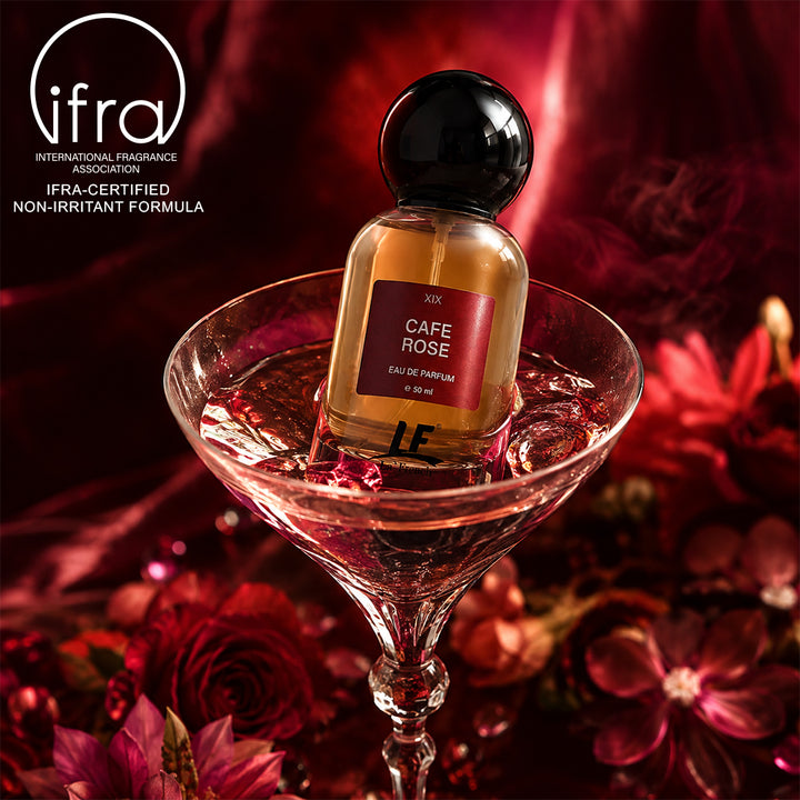 La French Cafe Rose Perfume 50ml for Unisex | Long Lasting Eau De Parfum | Fresh Floral Rose Fragrance | Premium Everyday Luxury Perfume
