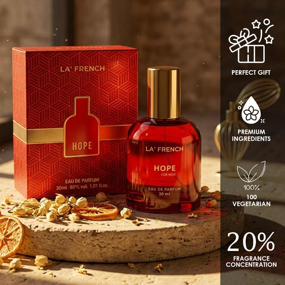 Hope Perfume for Men 30ml  Fresh Woody Aromatic Fragrance