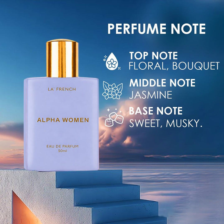 Alpha Women Perfume 50ml  Bold Floral Fruity Fragrance