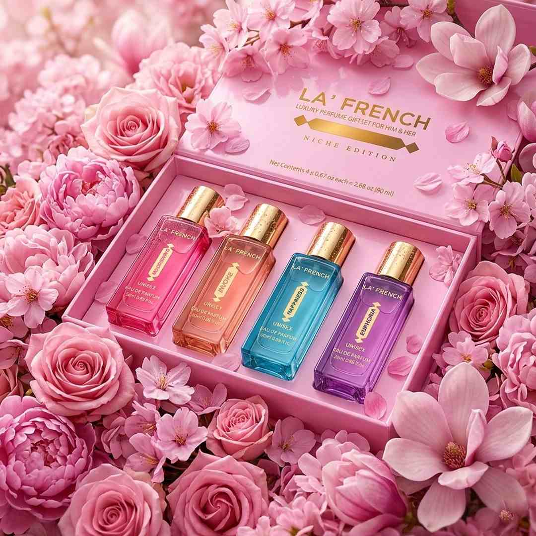 Niche Edition Luxury Perfume Gift Set 4x20ml | Euphoria, Mood Swing, Happiness & Invoke