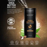 Shea Butter Body Wash 450ml | Deep Moisturizing Shower Gel for Men | Hydrating & Nourishing Body Cleanser | Soft Smooth Skin Formula