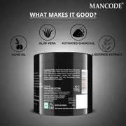 Charcoal Face Scrub 100gm | Deep Cleansing Exfoliating Scrub for Men | Removes Dead Skin, Blackheads & Dirt | Brightening Activated Charcoal Scrub