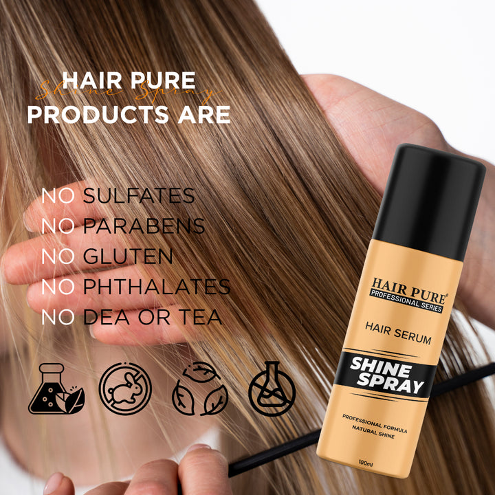 Shine Hair Spray 100 ml | Strong Hold & Natural Shine Hair Spray