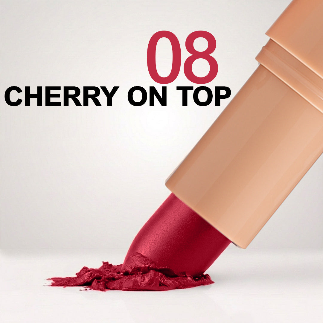 Creamy Matte Lipstick Cherry on Top Shade 08 (3.8g)