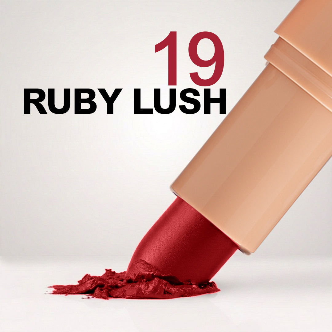 Creamy Matte Lipstick Ruby Lush Shade 19 (3.8g)