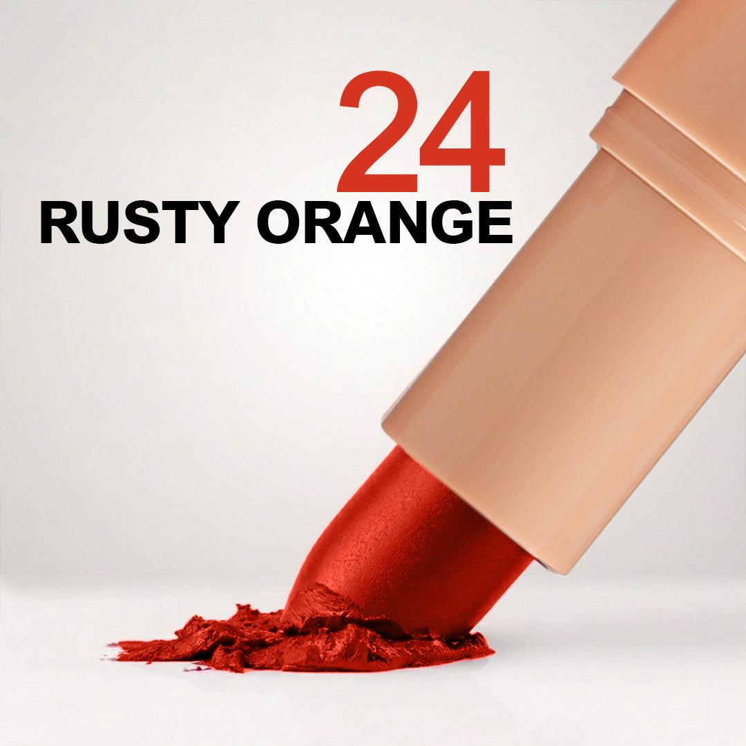 Creamy Matte Lipstick Rusty Orange Shade 24 (3.8g)