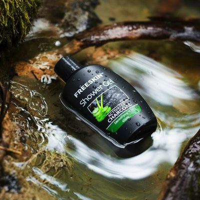 Activated Charcoal Shower Gel 400ml | Detoxifying Body Wash | Deep Cleansing, Oil Control & Odour Protection for Fresh, Smooth Skin Before