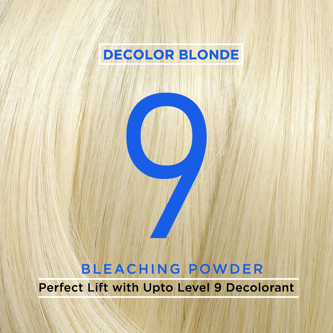 Bleaching Decolorant Powder 100g – Multi Blond Hair Lightener with Anti-Yellow Effect for 9-Level Lightening