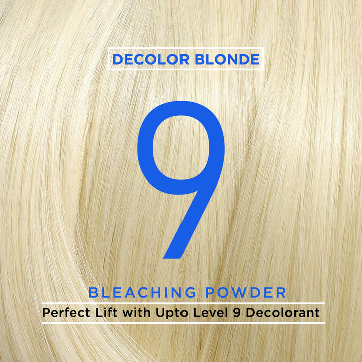 Bleaching Decolorant Powder 100g – Multi Blond Hair Lightener with Anti-Yellow Effect for 9-Level Lightening
