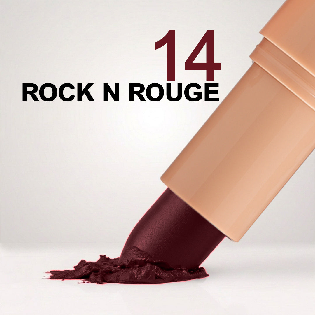 Creamy Matte Lipstick Rock N Rouge Shade 14 (3.8g)
