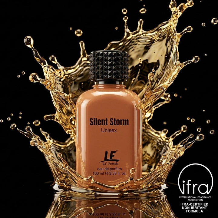 La French Silent Storm Premium Unisex Perfume 100ml | Long-Lasting Eau De Parfum for Men & Women | Citrus, Fresh Spicy, Green & Amber Notes