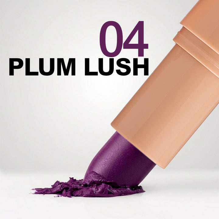 Creamy Matte Lipstick Plum Lush Shade 04 – Long Lasting Matte Lipstick, Full Coverage, Highly Pigmented Plum Lip Color for Women (3.8g)
