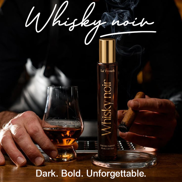 Whisky Noir Eau De Parfum 30ml | Premium Long-Lasting Bold Woody Perfume for Men