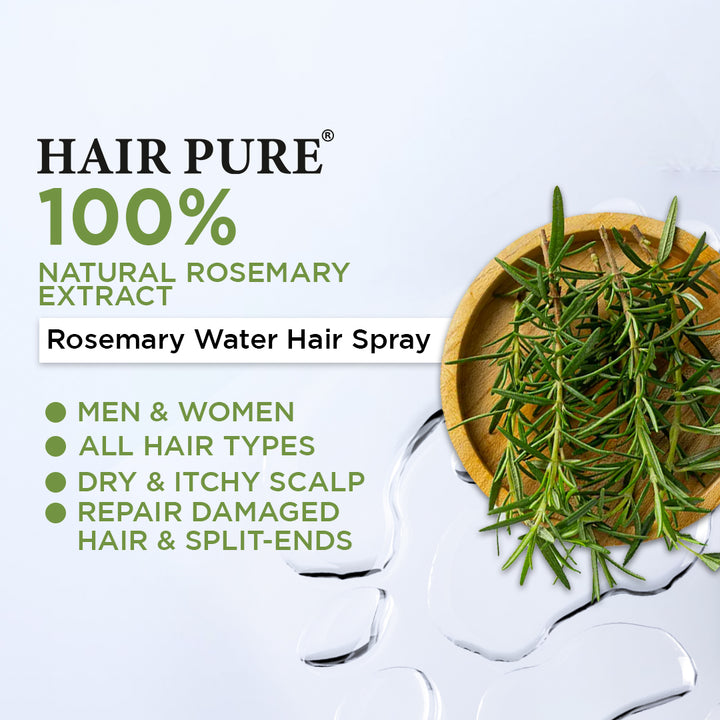 Rosemary Water Spray 100ml | Hair Growth & Anti Hair Fall Spray