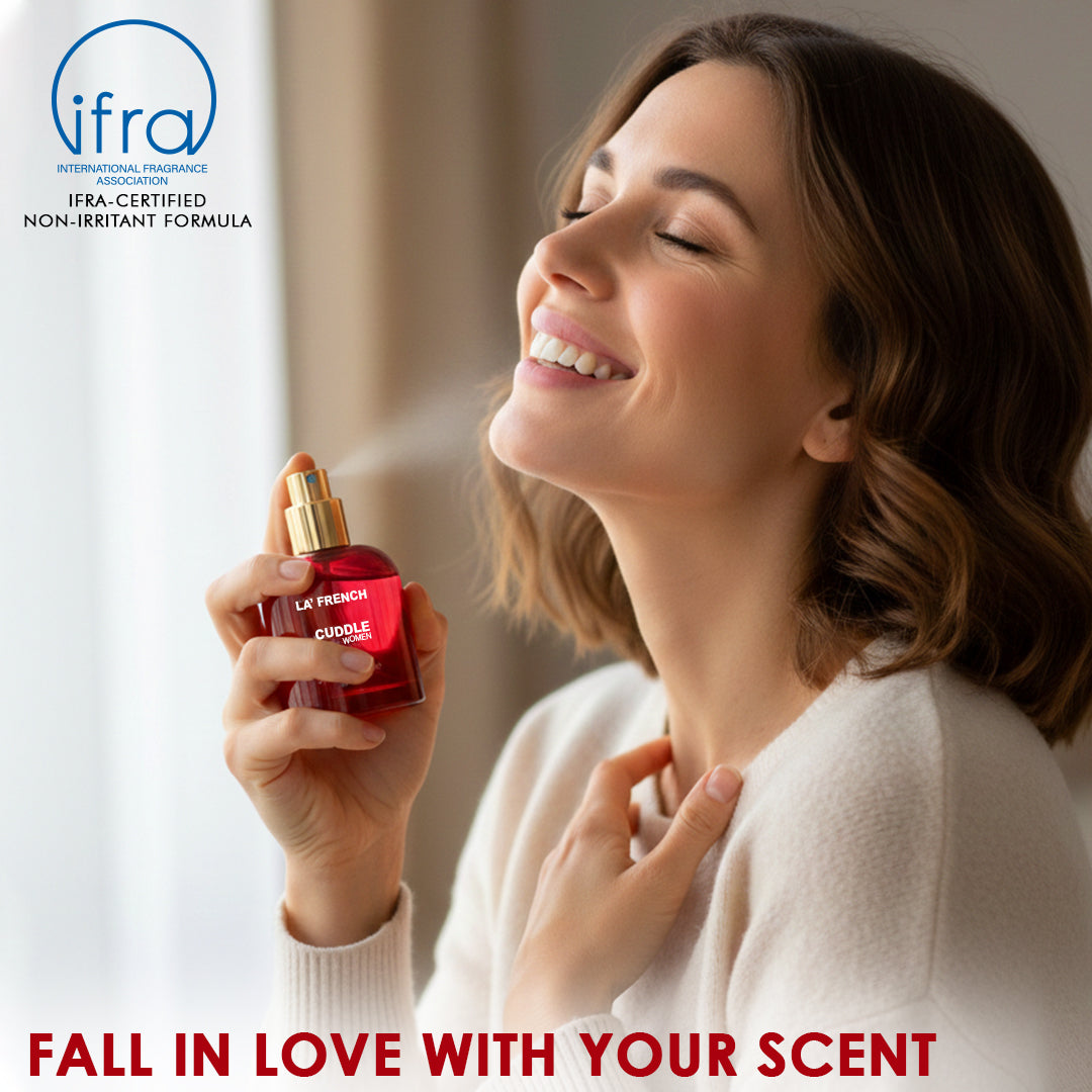 Cuddle Perfume for Women 30ml | Long Lasting Soft Floral Musky Fragrance | Premium Eau De Parfum | Warm & Romantic Daily Wear Scent