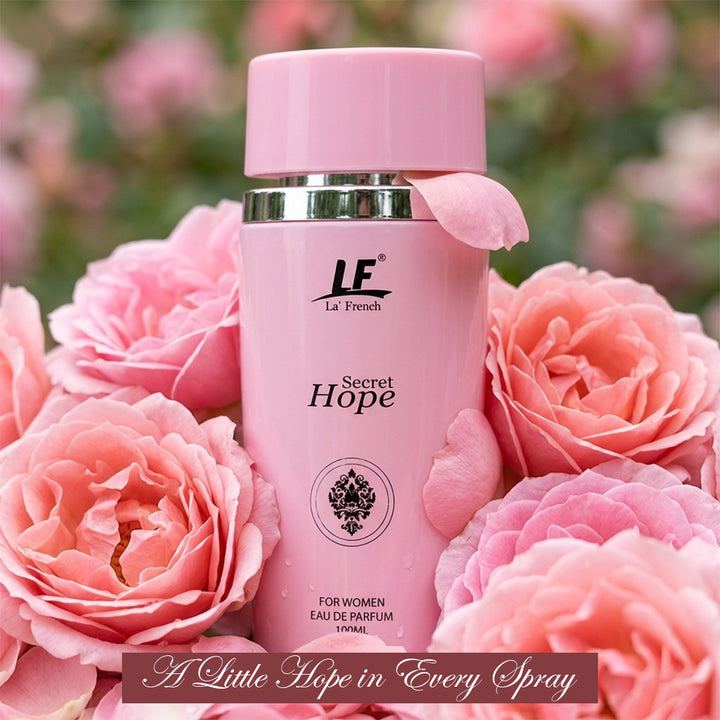 Secret Hope Eau De Parfum 100ml  | Sweet Floral Rose & Earthy Long-Lasting Perfume for Women