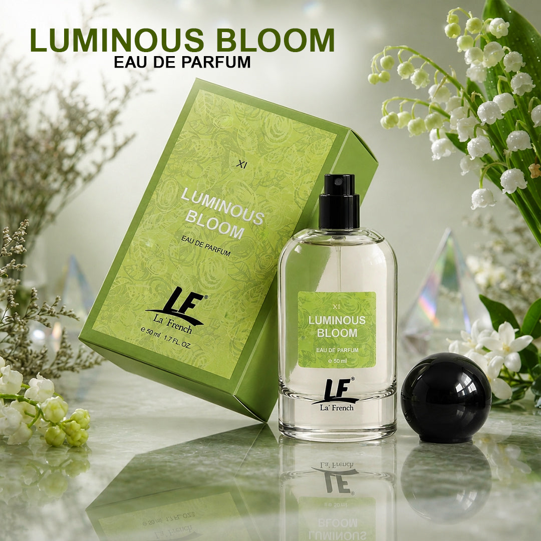 La French Luminous Bloom Unisex Perfume 50ml | Long-Lasting Eau de Perfume | Premium Luxury Fragrance for Men & Women | Floral, Fruity & Musky Scent