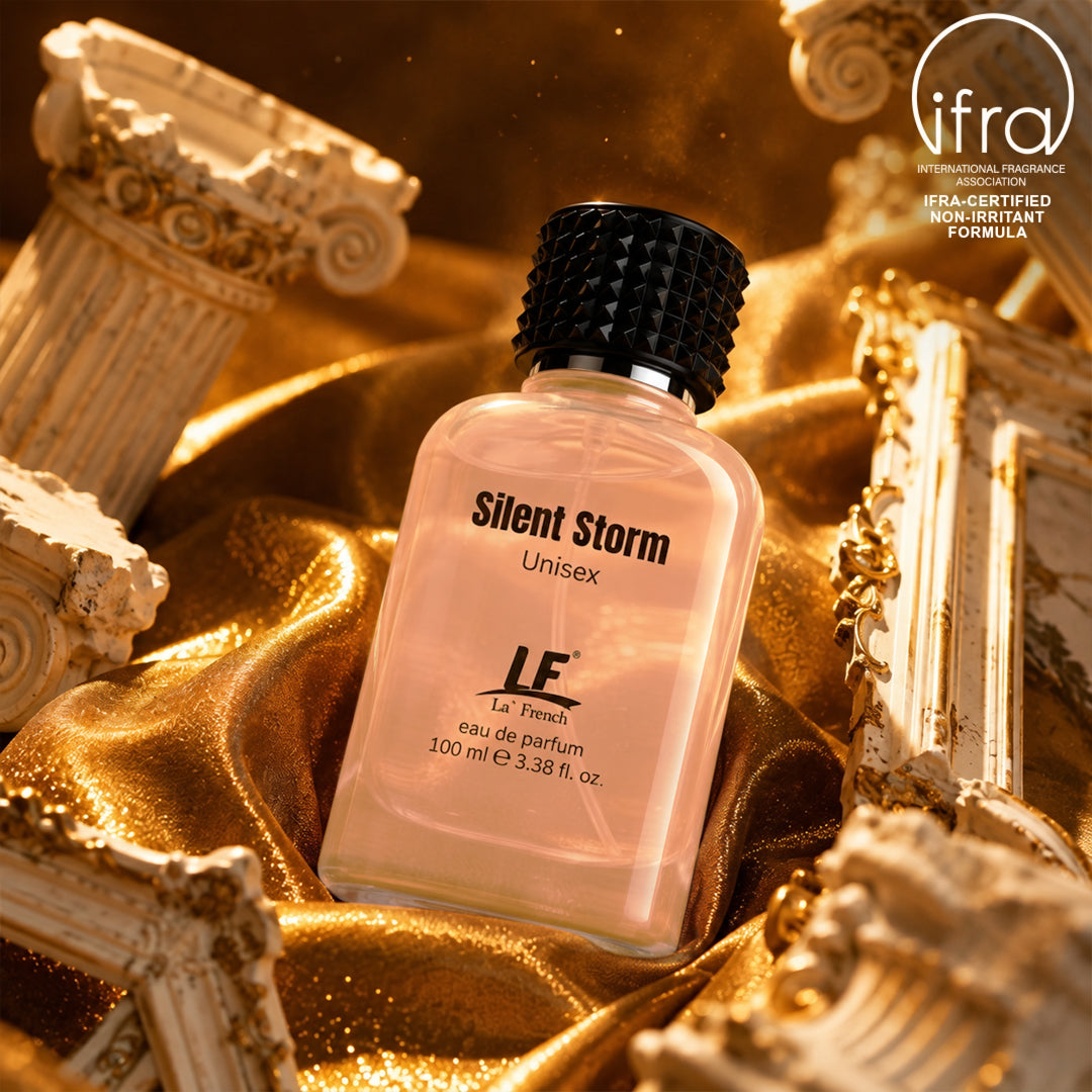 La French Silent Storm Premium Unisex Perfume 100ml | Long-Lasting Eau De Parfum for Men & Women | Citrus, Fresh Spicy, Green & Amber Notes
