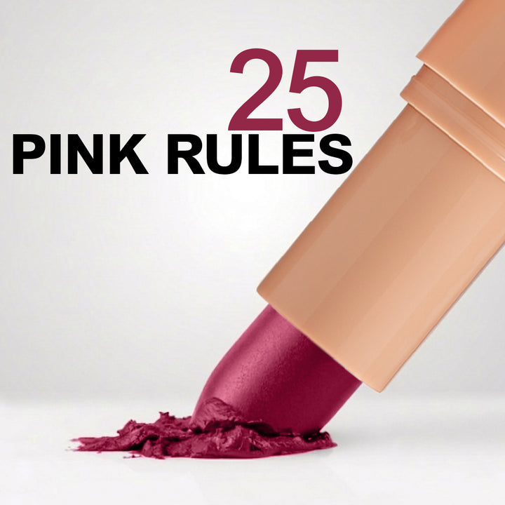 Creamy Matte Lipstick Pink Rules 3.8g (Shade 25) – Long-Lasting, Full Coverage Soft Pink Matte Lipstick