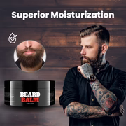 Beard Balm 50g | Beard Styling & Nourishing Balm for Men | Moisturizes, Softens & Tames Beard | Anti-Itch & Growth Support Formula
